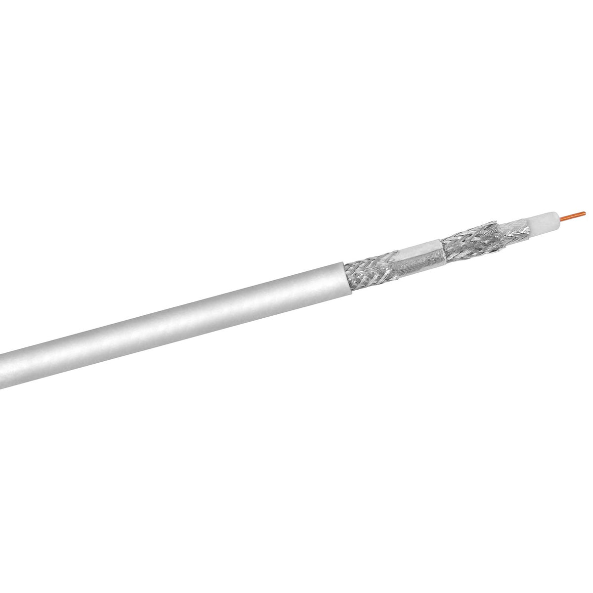 Câble coaxial SAT 120 dB, 4x blindé, CCS