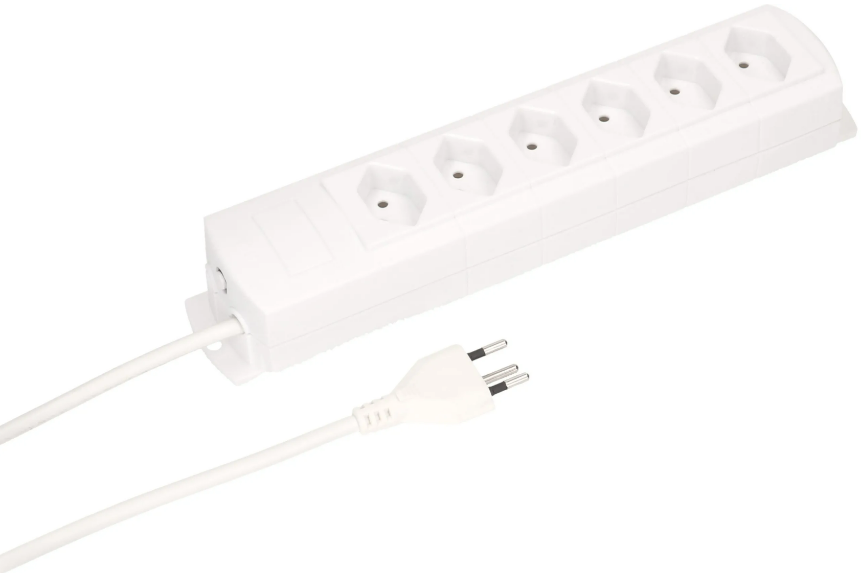 Steckdosenleiste Prime Line 6x Typ 13 weiss 3m