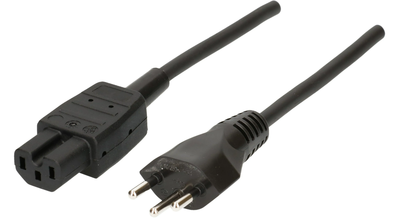 GD-Apparatekabel H05RR-F3G1.0 schwarz Typ 12/C15