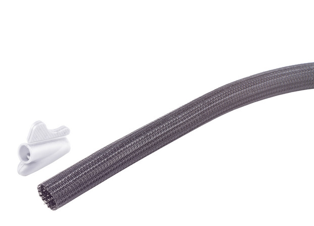 Flex Kabelkanal Set, 13mm, schwarz, 7,5m