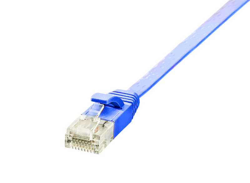 CAT 6A Patchkabel flat U/FTP, farbig