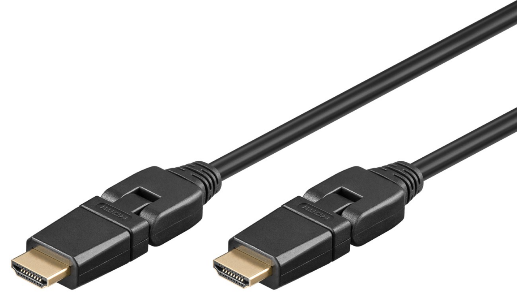 High-Speed-HDMI™-360°-Kabel mit Ethernet (Auslaufmodell)