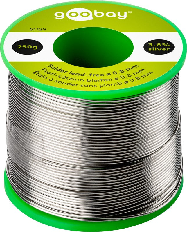 Profi-Lötzinn bleifrei, ø 0,8 mm, 250 g