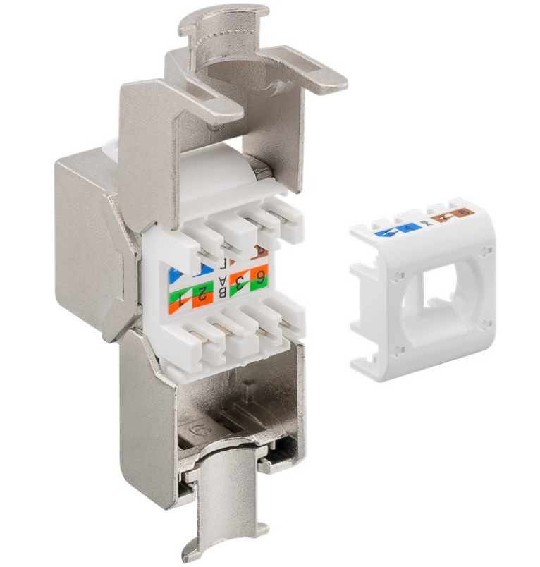 Keystone-Modul RJ45 CAT 8.1, STP, GHMT-zertifiziert