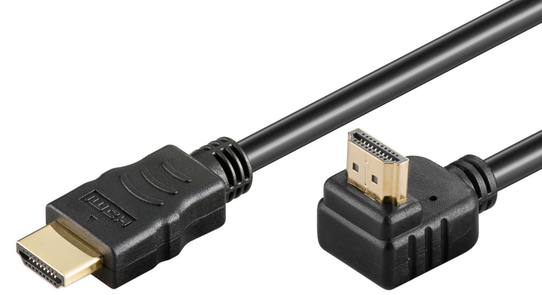 High-Speed-HDMI™-90°-Kabel mit Ethernet
