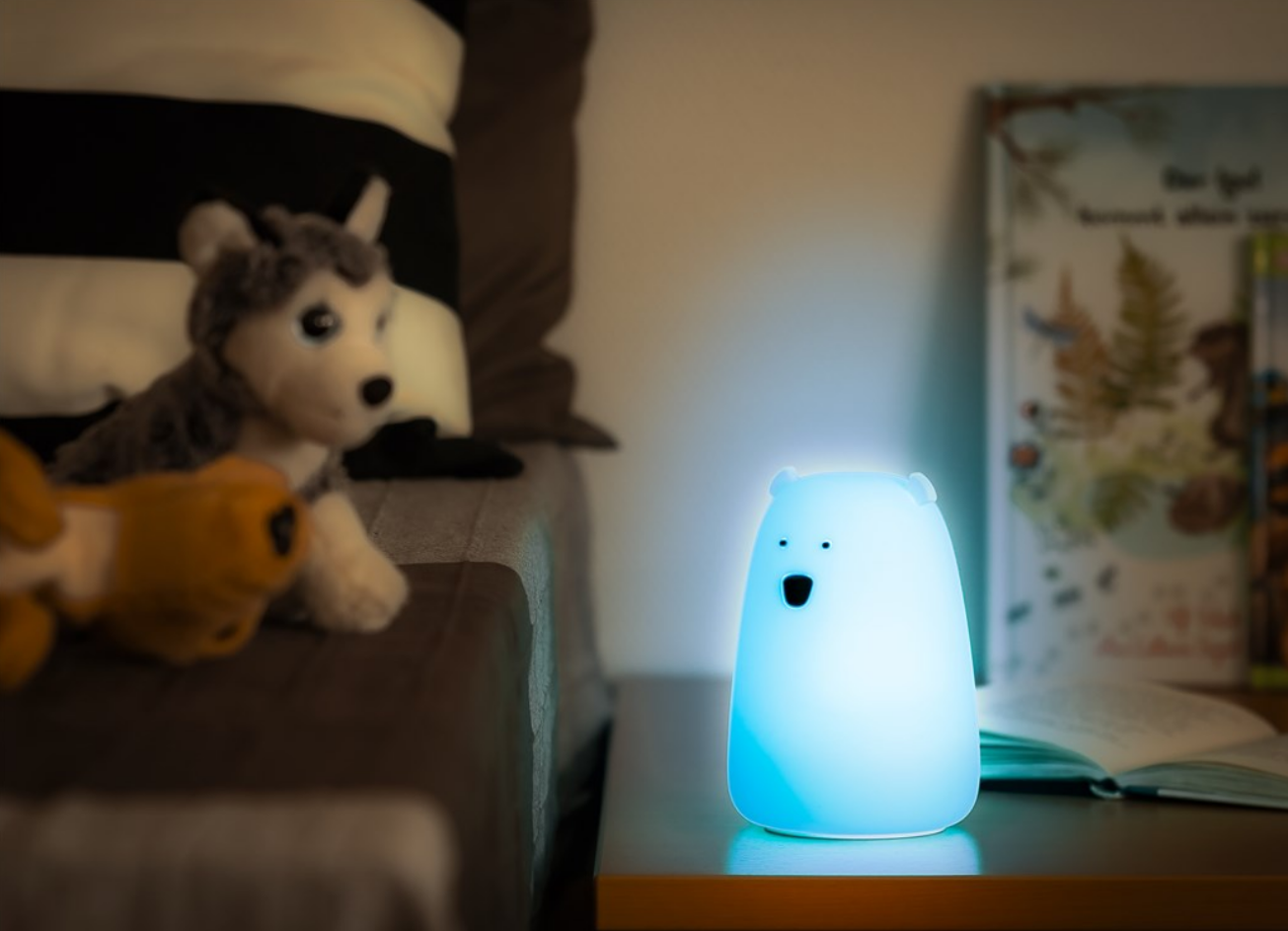 Orso polare con luce notturna a LED 