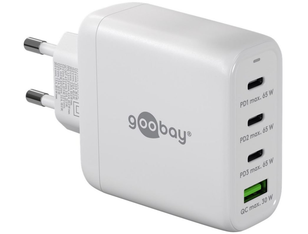 Chargeur rapide multiport USB-C™ PD (68W) noir 