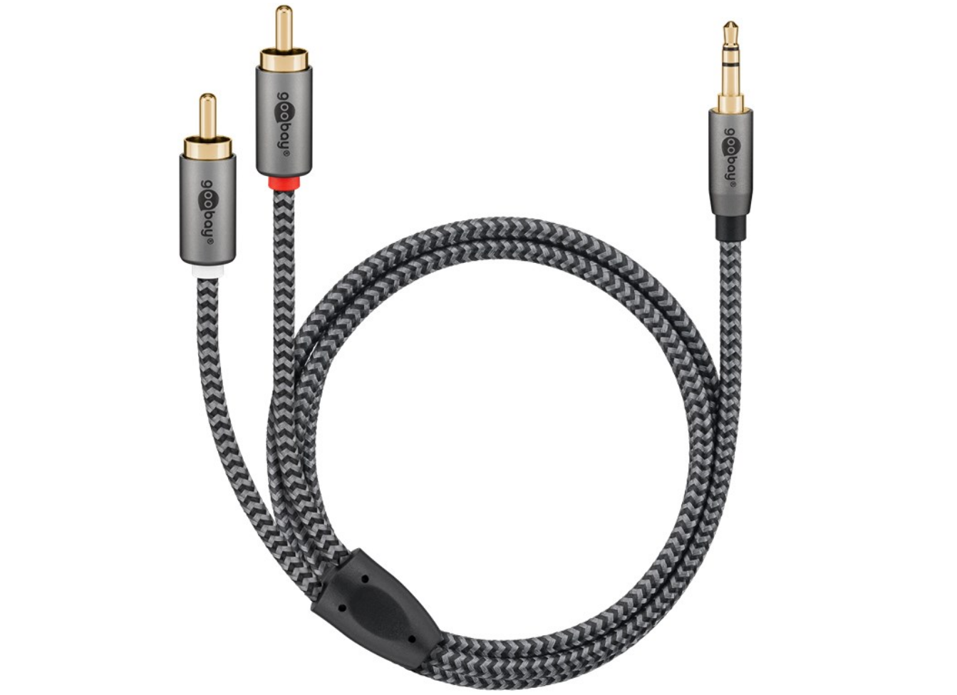 Audio Adapterkabel AUX, 3,5-mm-Klinke zu Stereo-Cinch-Stecker