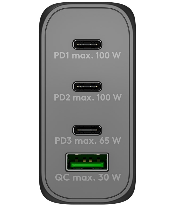 USB-C™ PD GaN Multiport-Schnellladegerät (100 W)