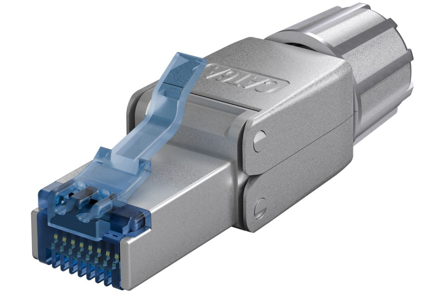 CAT 6A feldkonfektionierbarer RJ45-Stecker, STP geschirmt