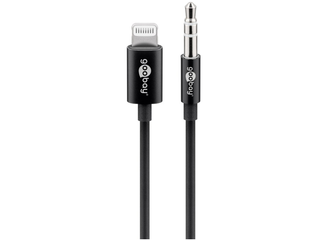 Apple Lightning Audio-Anschlusskabel (3,5 mm), 1 m, schwarz