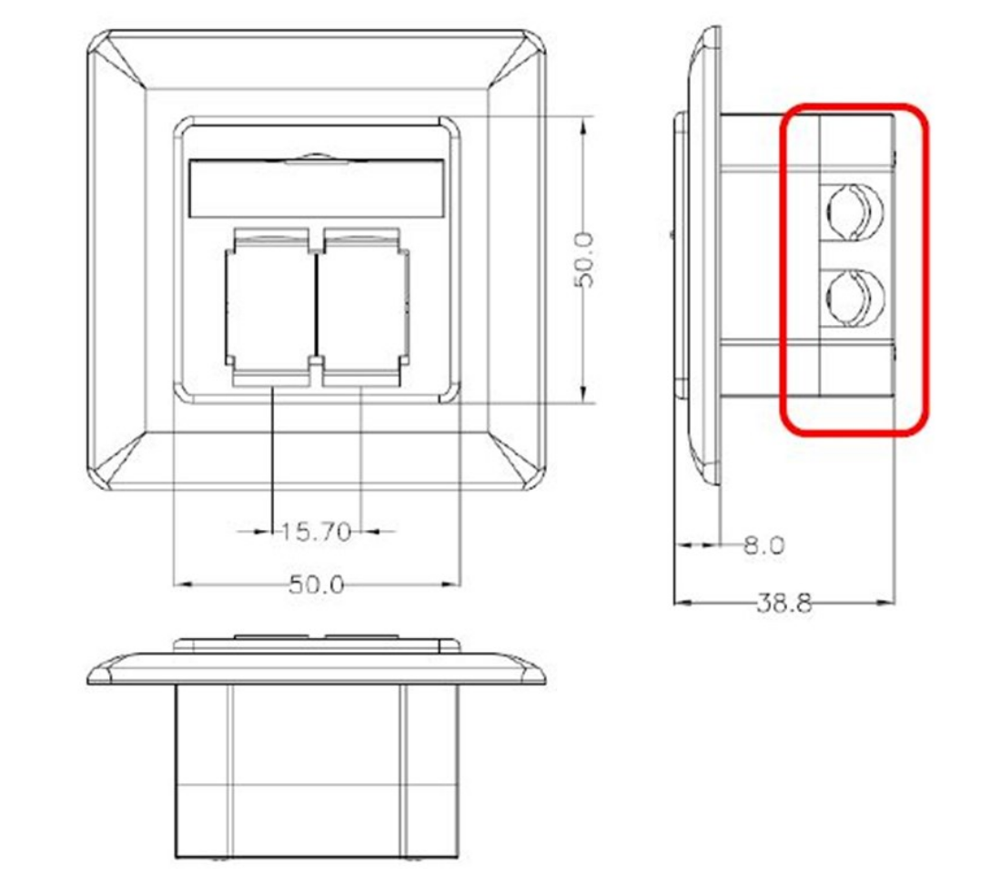 CAT6 Unterputzdose (UP)