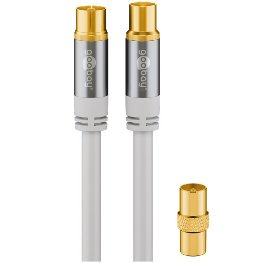 TV Antennenkabel (135 dB), 4x geschirmt