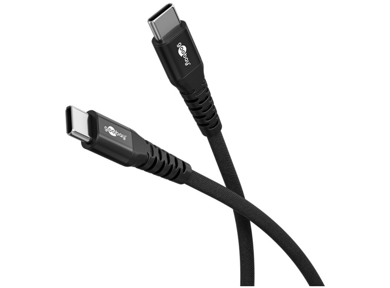 USB-C™ Supersoftes Textilkabel mit Metallsteckern