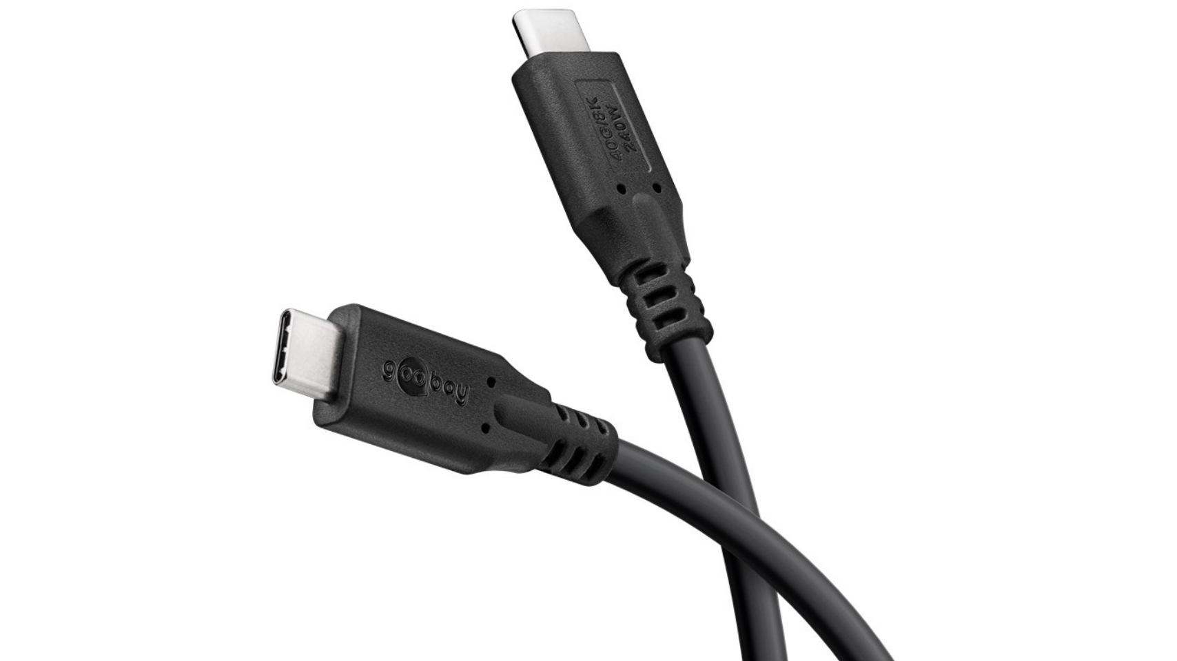 USB-C-Kabel, USB4, 240 W, 40 Gbit/s, Power Delivery