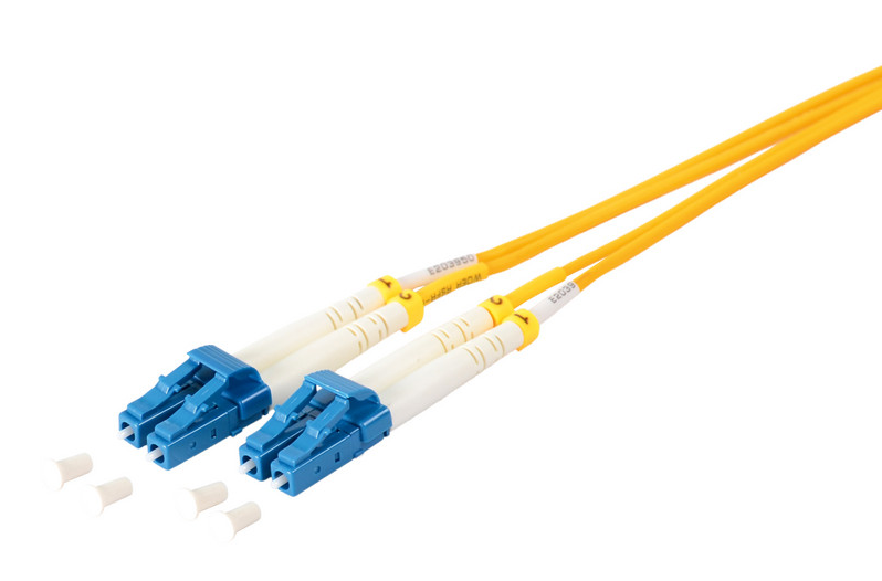 LWL Duplex Patchkabel LC/LC 9/125µ, OS1/OS2 gelb