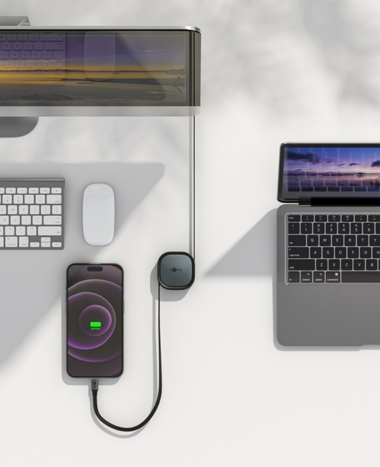 Selbstaufrollendes USB-C™-Kabel