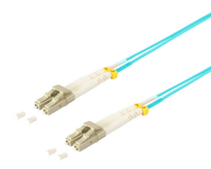 Duplex Patchkabel LC/LC 50/125µ OM3 aqua