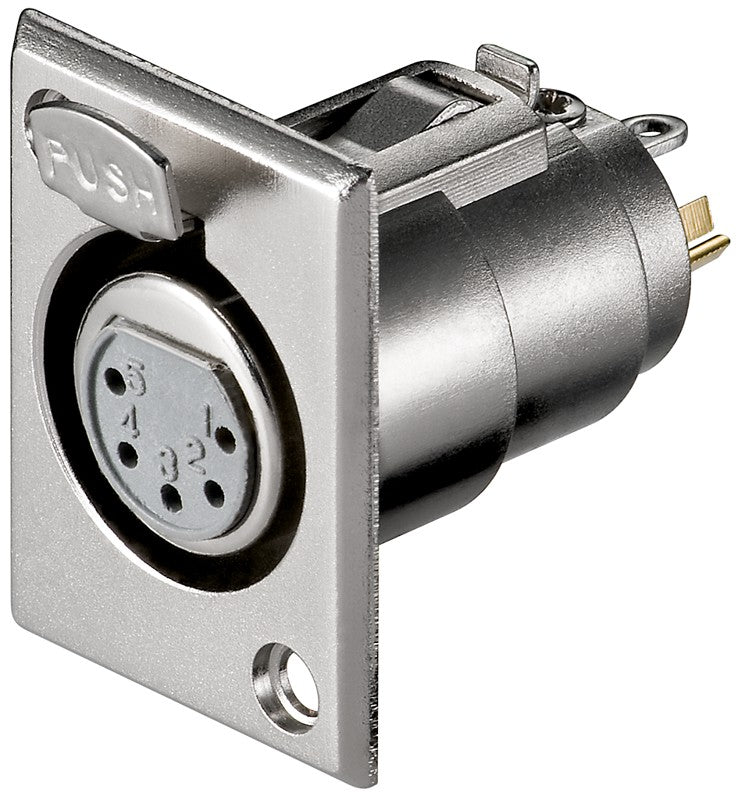 Mikrofon-Einbaubuchse, XLR-Buchse