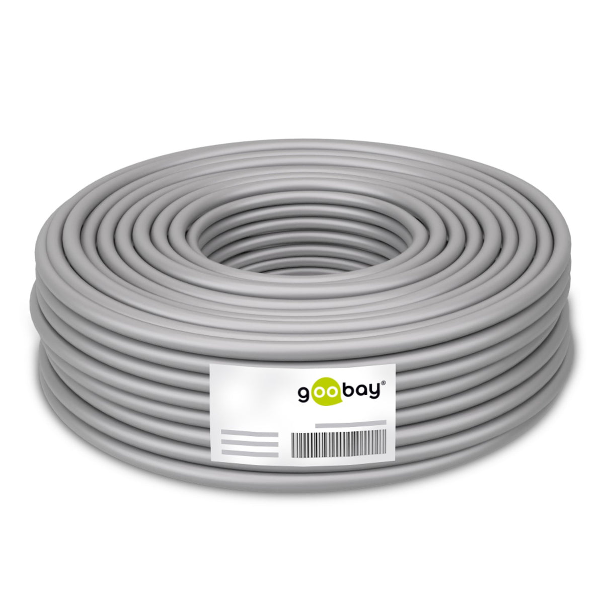 CAT 6A Netzwerkkabel, S/FTP (PiMF), grau