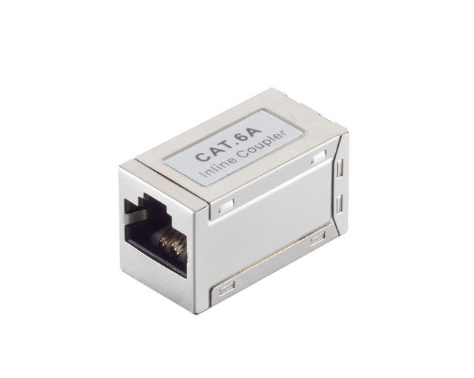 RJ45 Verbinder, CAT 6a, STP, slim, silber