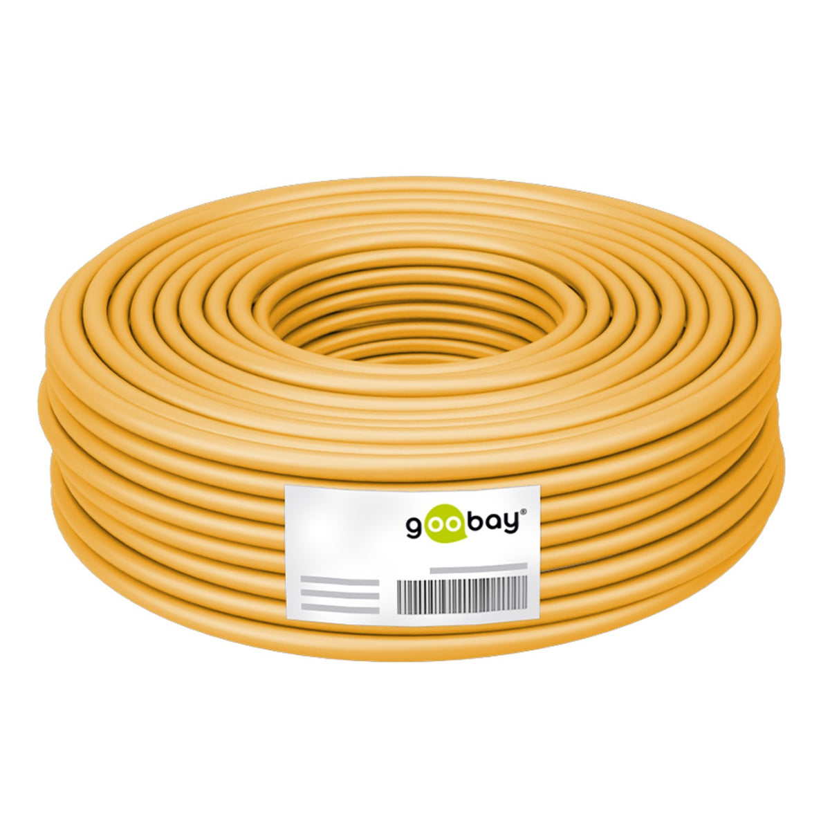GHMT-zertifiziertes CAT 8.1 Verlegekabel, S/FTP (PiMF), gelb
