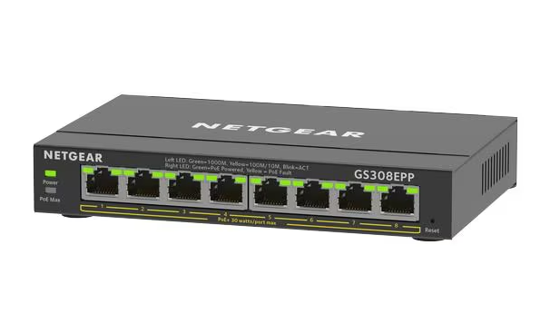 Netgear PoE+ Switch GS308EPP-100PES 8 Port