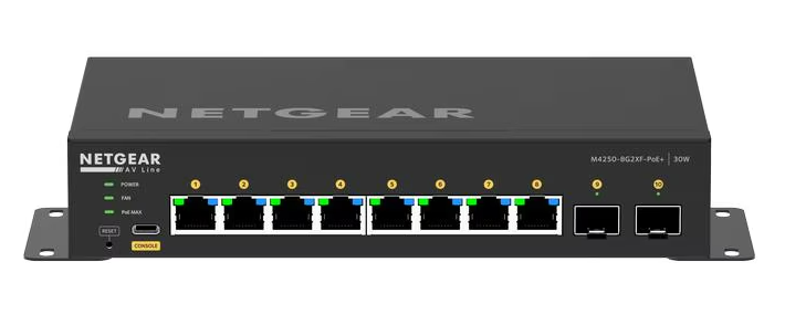 Netgear PoE+ Switch M4250-8G2XF-PoE+ 10 Port