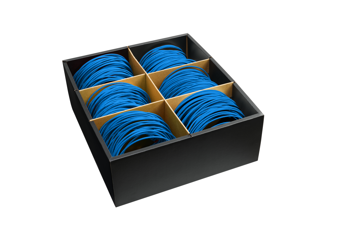 NetzwerkBOX Cat 6A Slim F/FTP, 0.5m
