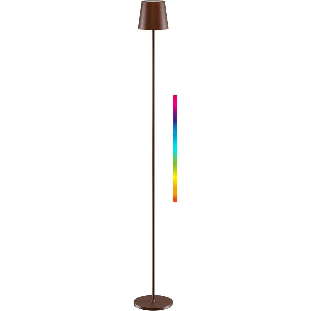 Kabellose LED-Stehleuchte, Größe XL, 122 cm, RGBW