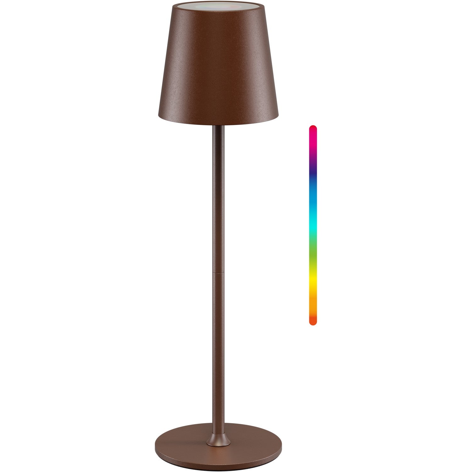 Kabellose LED-Tischleuchte, Größe M, 38 cm, RGBW