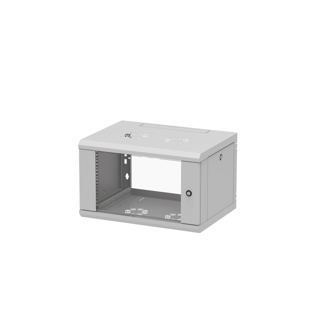19" Wandgehäuse Z-Cube 6HE (H 368mm) x B 600mm x T 450mm, IP20