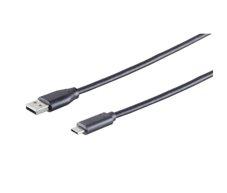 Cavo USB 2.0 da USB-C a USB A, nero