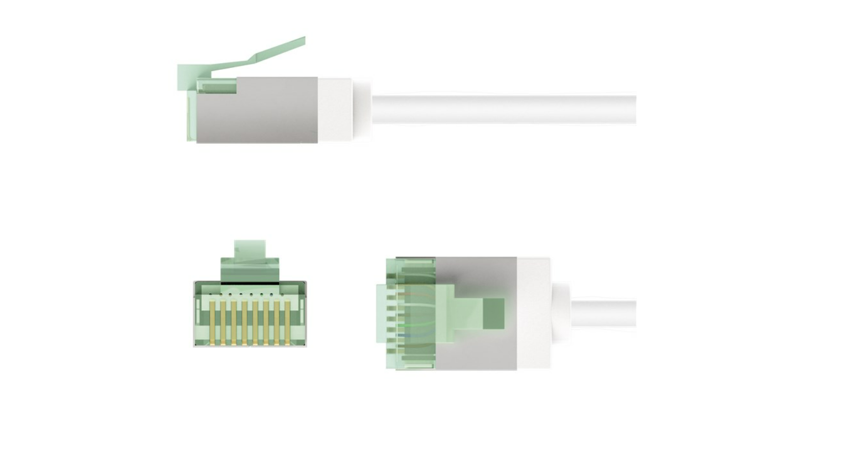 CAT 8.1 U/FTP Slim Ultraflexibles Patchkabel