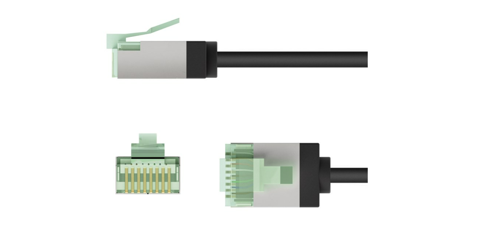 CAT 8.1 U/FTP Slim Ultraflexibles Patchkabel