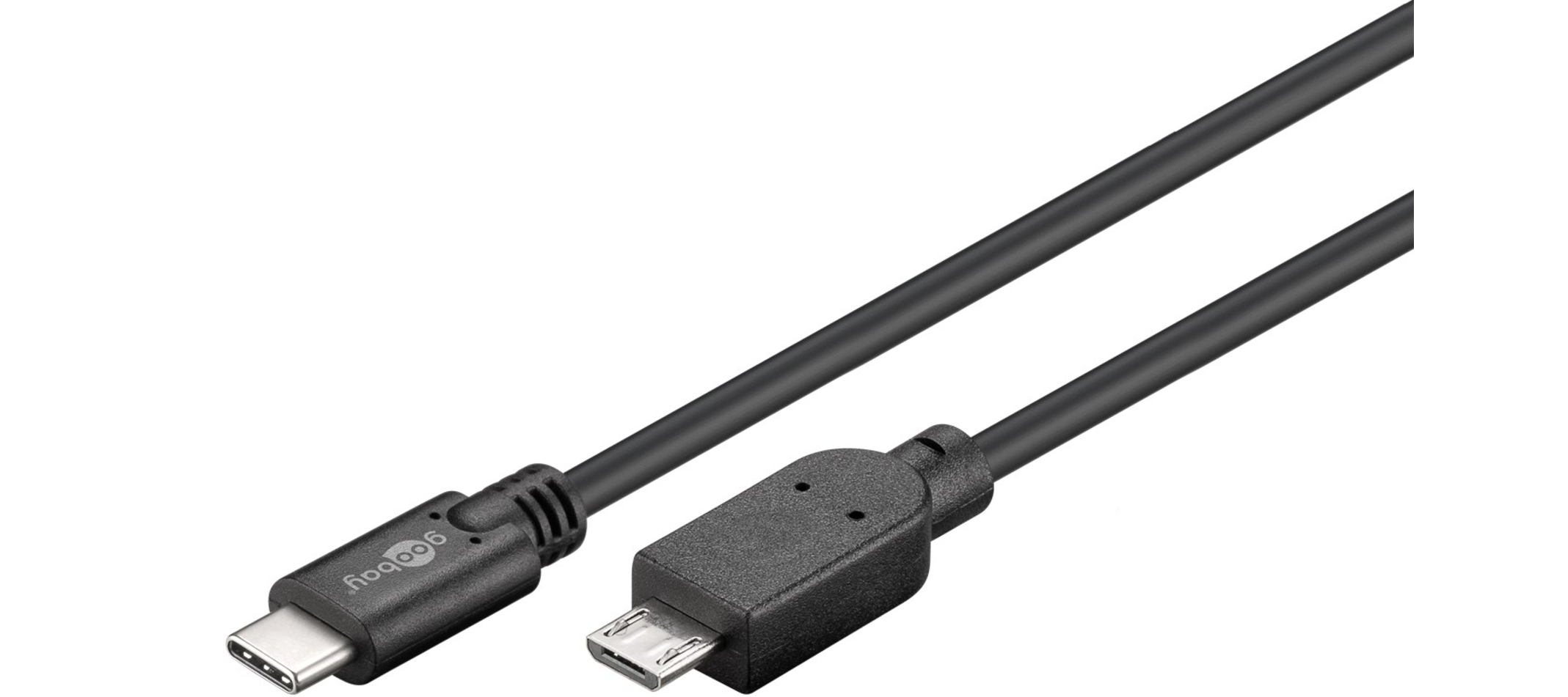 Cavo USB 2.0 Da USB-C a Micro-B 2.0, nero