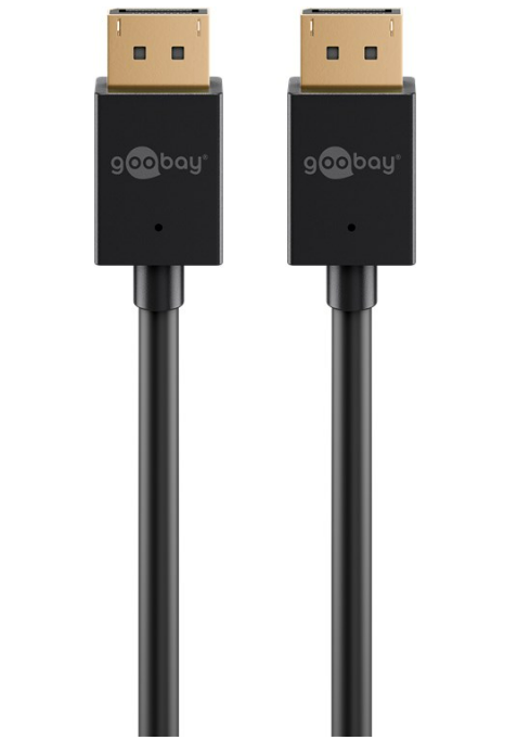 Slim DisplayPort-Kabel 2.0/2.1, 8K/120Hz, 40 Gbit/s, CU
