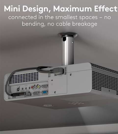 DisplayPort-Winkeladapter 90° nach links