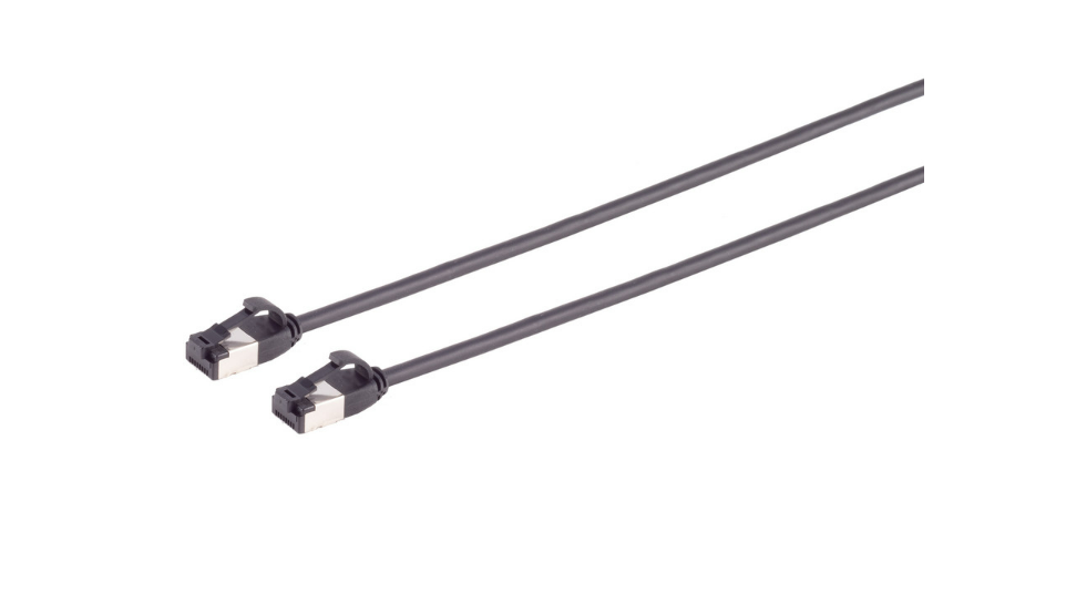 Cavo patch cat. 8.1 sottile TPE nero