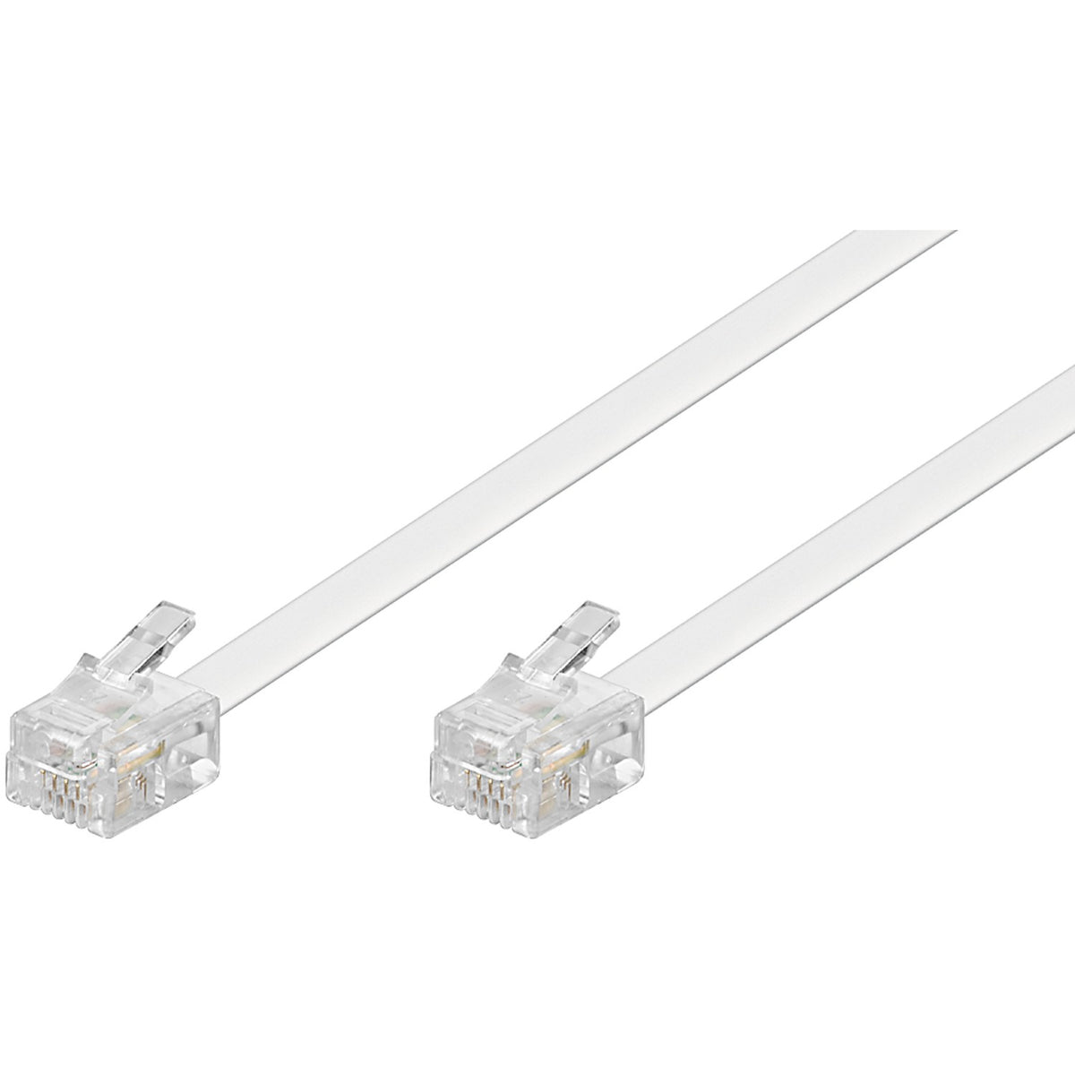 Telefonkabel (Modularkabel), weiss