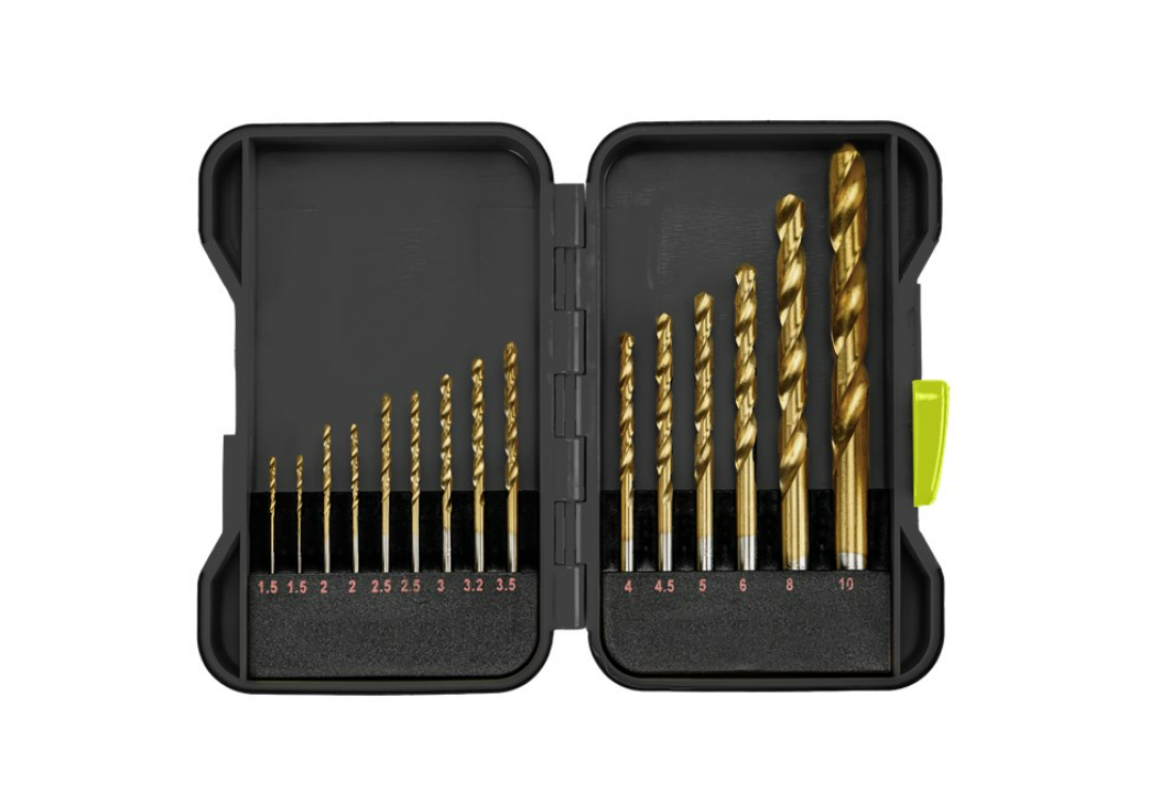 HSS-Metallbohrer-Set, 15-tlg.