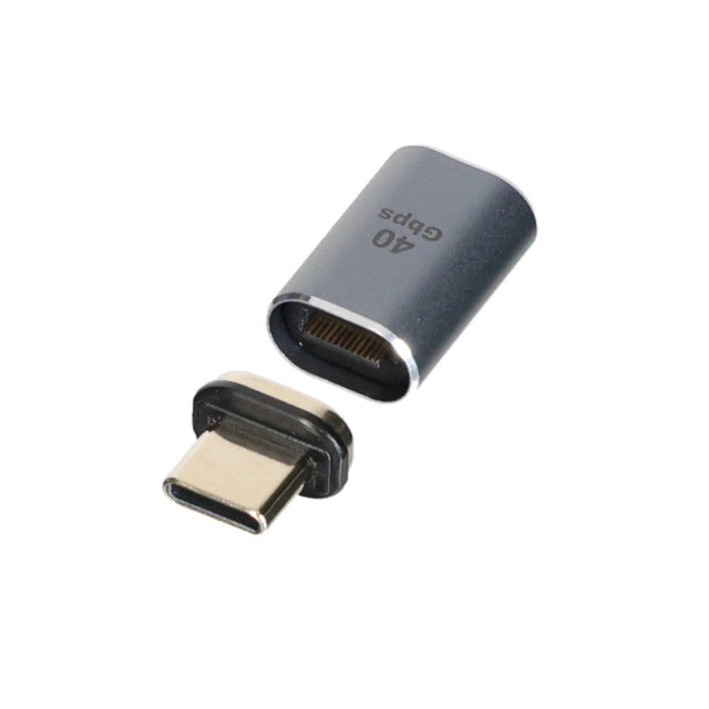 USB4 3x2 Magnetischer Adapter USB-C gerade 40Gbps 240W/5A 8K60Hz