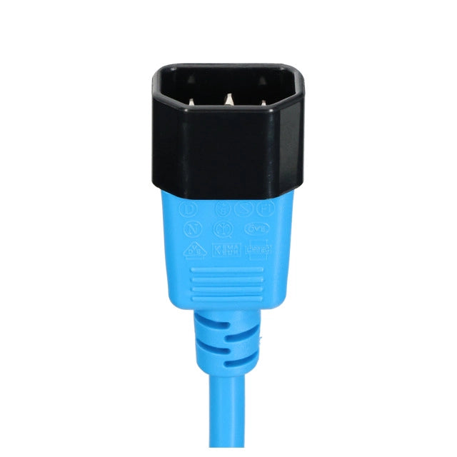 Netzkabel C13 (180°)-C14 (180°) H05VV-F 3x0,75mm²