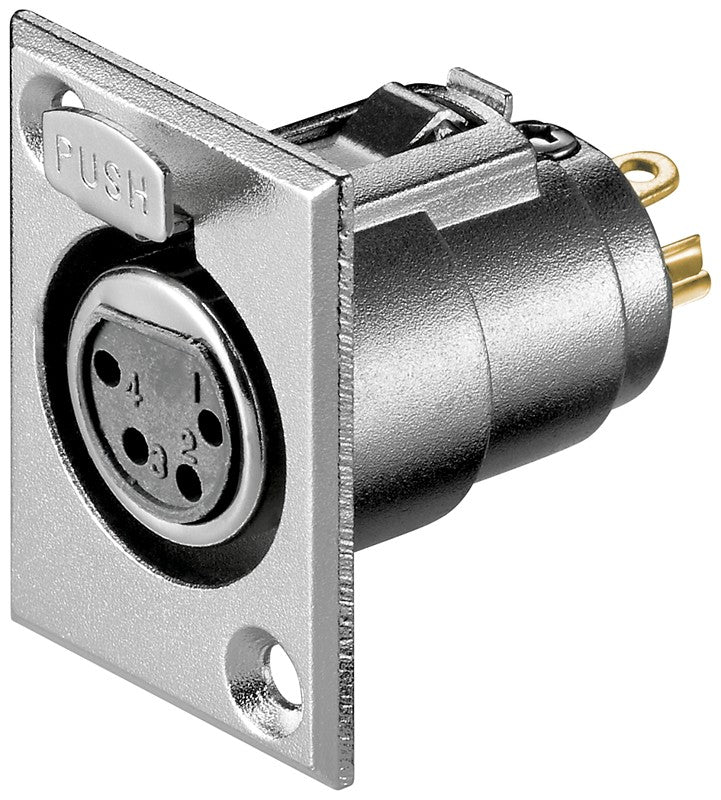 Mikrofon-Einbaubuchse, XLR-Buchse