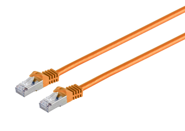 Cavo patch CAT 7A S/STP, rame, rete 2 x RJ45, colorato