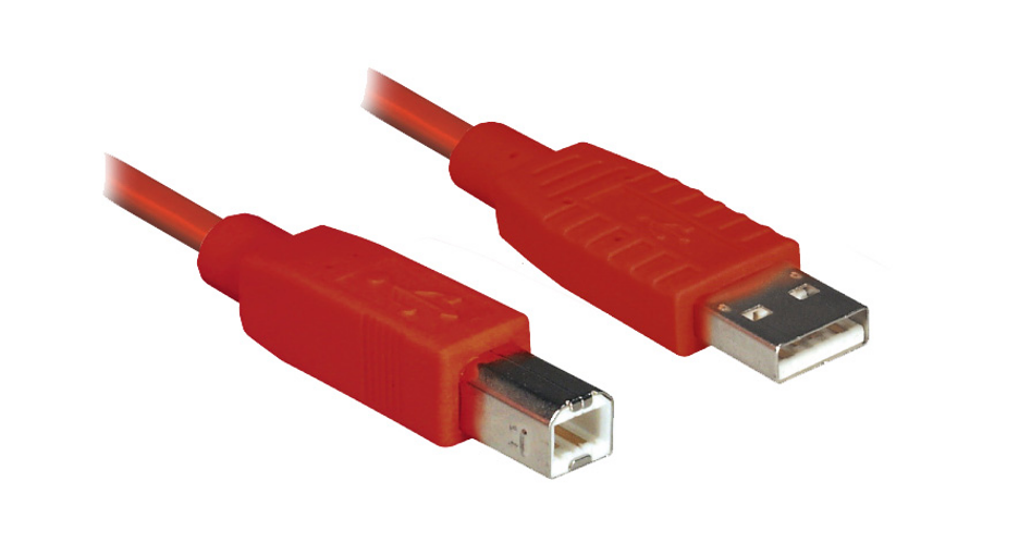 Anschlusskabel USB 2/0 Stecker A an Stecker B
