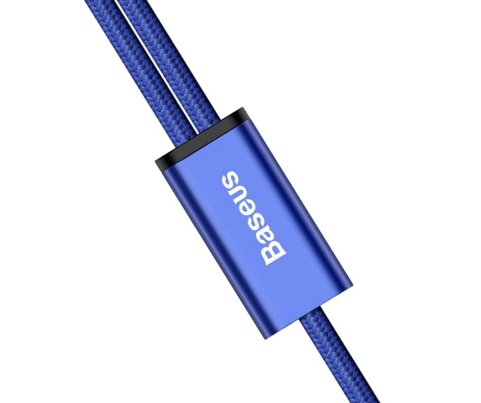Baseus Rapid Series 2-in-1 Kabel Micro+Lightning 3A / 1.2 m / blau