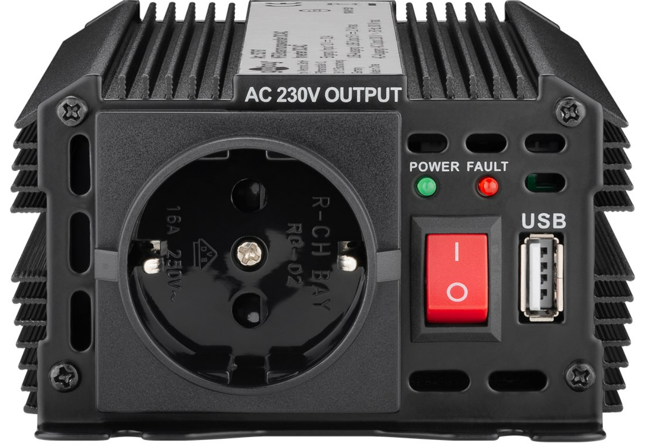 Kfz-Spannungswandler DC/AC (12V-230V / 300W) USB