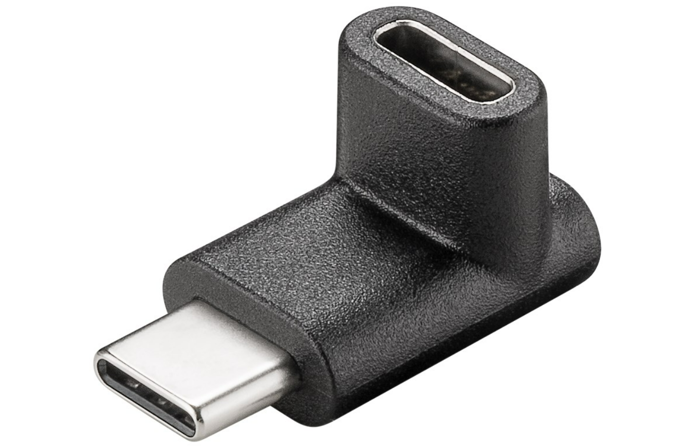 Adapter USB-C™ auf USB-C™ 90°, schwarz
