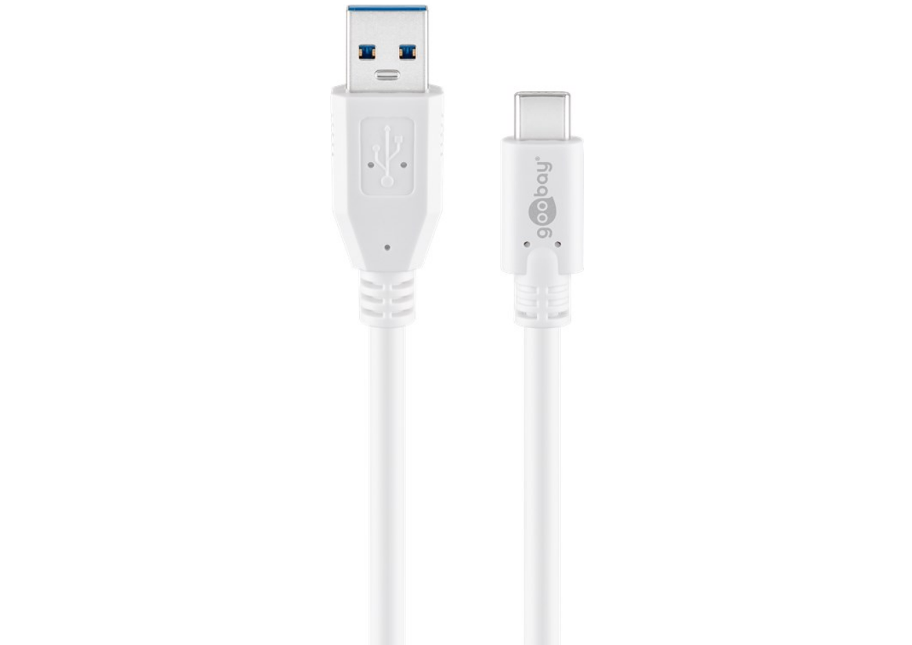 USB-C™ auf USB A 3.0 Kabel, weiss
